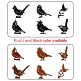 Rusty Metal Bird Art Decor , Bird Garden Gift , Rustic Garden Bird Ornament Tree Decor, Garden Metal Art