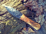 Stone knife. Shaman. Ritual knife