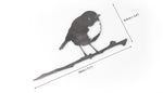 Baby Robin metal bird art mini Silhouette Patina Rusty Garden Art Ornament Mild Steel Free Shipping