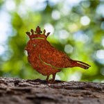 Rusty Metal Bird Art Decor , Bird Garden Gift , Rustic Garden Bird Ornament Tree Decor, Garden Metal Art