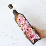 Valentine’s Day gift flower bottle, valentines gift for him, dried flowers, love gifts, gifts for her