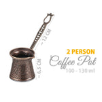 Turkish Coffee Pot, Moka Pot, Espresso Maker For Induction Stove Camping, Coffee Pot Greek, Arabic Coffee Warmer, Cezve Brass Handle