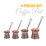 Turkish Coffee Pot, Moka Pot, Espresso Maker For Induction Stove Camping, Coffee Pot Greek, Arabic Coffee Warmer, Cezve Brass Handle
