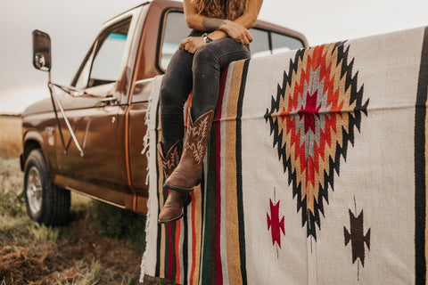 Mexican Blanket - Mexican Rug - Native American Rug - Boho Blanket - Ethnic Rug - Yoga Rug - Navajo Rug - Boho Rug